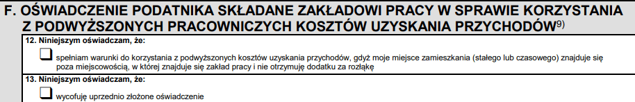 PIT-2: część F