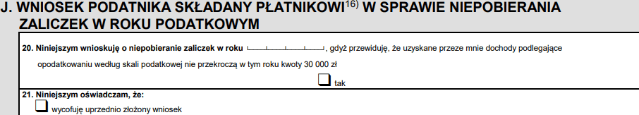PIT-2: część J